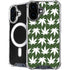 Marijuana Leaf White Pattern iPhone 16 MagSafe Case