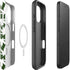 Marijuana Leaf White Pattern iPhone 16 Magsafe Impact Case