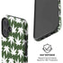 Marijuana Leaf White Pattern iPhone 16 Plus Magsafe Impact Case