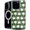 Marijuana Leaf White Pattern iPhone 16 Pro MagSafe Case