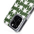 Marijuana Leaf White Pattern iPhone 16 Pro MagSafe Case