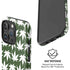Marijuana Leaf White Pattern iPhone 16 Pro Max Magsafe Impact Case