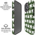 Marijuana Leaf White Pattern iPhone 16 Pro Max Magsafe Impact Case