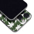 Marijuana Leaf White Pattern iPhone 16 Pro Max Skin