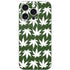 Marijuana Leaf White Pattern iPhone 16 Pro Skin
