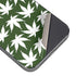 Marijuana Leaf White Pattern iPhone 16 Pro Skin