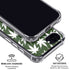 Marijuana Leaf White Pattern iPhone 16e Clear Case