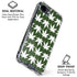 Marijuana Leaf White Pattern iPhone 16e Clear Case