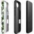 Marijuana Leaf White Pattern iPhone 16e Impact Case