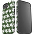 Marijuana Leaf White Pattern iPhone 16e Impact Case