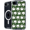 Marijuana Leaf White Pattern iPhone 16e MagSafe Case