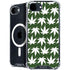 Marijuana Leaf White Pattern iPhone 16e MagSafe Case
