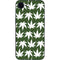 Marijuana Leaf White Pattern iPhone 16e Skin