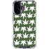 Marijuana Leaf White Pattern iPhone 17 Clear Case