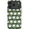 Marijuana Leaf White Pattern iPhone 18 Pro Impact Case