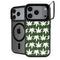 Marijuana Leaf White Pattern iPhone 18 Pro Kickstand Case