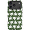 Marijuana Leaf White Pattern iPhone 18 Pro Max Impact Case