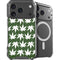 Marijuana Leaf White Pattern iPhone 18 Pro Max MagSafe Case
