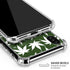 Marijuana Leaf White Pattern iPhone X/XS Clear Case