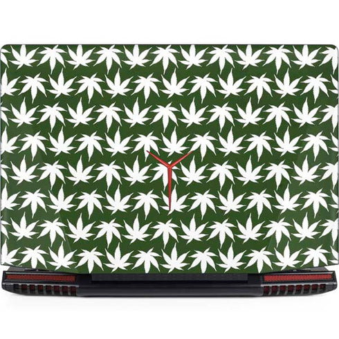 Marijuana Leaf White Pattern Legion Y720 Skin