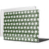 Marijuana Leaf White Pattern MacBook Pro 14in (2021-24) Case plus Skin