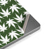Marijuana Leaf White Pattern Apple MacBook Pro 14-inch Skin