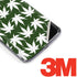 Marijuana Leaf White Pattern Moto E5 Plus Skin