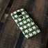 Marijuana Leaf White Pattern Moto E5 Plus Skin