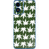 Marijuana Leaf White Pattern Moto G Play 4G (2024) Skin
