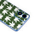Marijuana Leaf White Pattern Moto G Play 4G (2024) Skin
