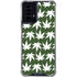 Marijuana Leaf White Pattern Moto G Power 5G (2024) Clear Case