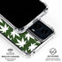 Marijuana Leaf White Pattern Moto G Power 5G (2024) Clear Case