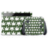 Marijuana Leaf White Pattern Nintendo Skins