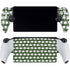 Marijuana Leaf White Pattern PlayStation PS5 Skins