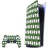 Marijuana Leaf White Pattern PlayStation PS5 Skins