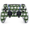 Marijuana Leaf White Pattern PS5 DualSense Edge Pro Controller Skin