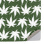 Marijuana Leaf White Pattern PS5 Pro Disk Console Skin