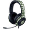 Marijuana Leaf White Pattern Razer Kraken X Skin