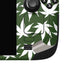 Marijuana Leaf White Pattern Steam Deck Handheld Gaming Computer OLED Skin