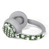 Marijuana Leaf White Pattern Surface Headphones Skin