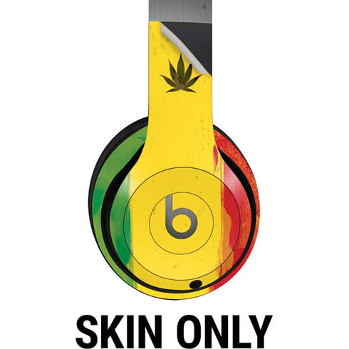 Marijuana Rasta Distressed Beats Solo 4 Wireless Headphones Skin