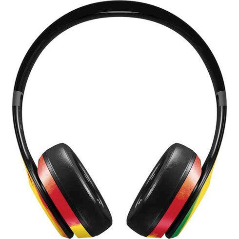 Marijuana Rasta Distressed Beats Solo 4 Wireless Headphones Skin