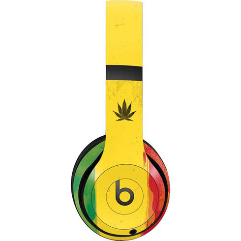 Marijuana Rasta Distressed Beats Studio Pro Wireless Headphones Skin