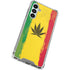 Marijuana Rasta Distressed Galaxy A16 5G Clear Case