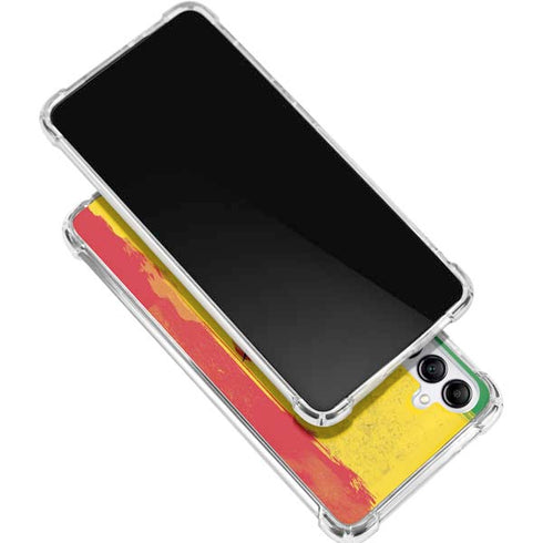 Marijuana Rasta Distressed Galaxy A16 5G Clear Case