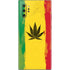 Marijuana Rasta Distressed Galaxy Note 10 Plus Skin