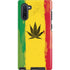 Marijuana Rasta Distressed Galaxy Cases