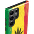 Marijuana Rasta Distressed Galaxy S23 Ultra Pro Case