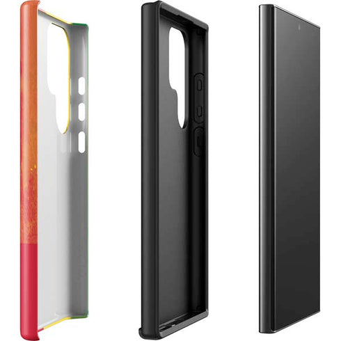 Marijuana Rasta Distressed Galaxy S23 Ultra Pro Case