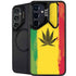 Marijuana Rasta Distressed Galaxy S24 FE Kickstand Case